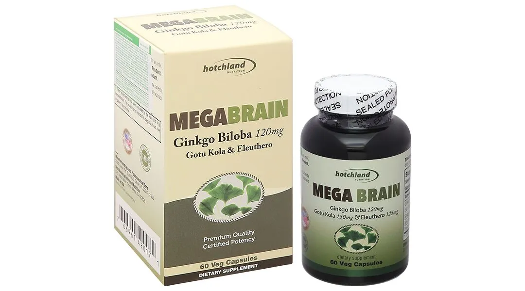 Viên uống Megabrain (Hộp 60 viên) giúp hỗ trợ hoạt huyết và dưỡng não 2