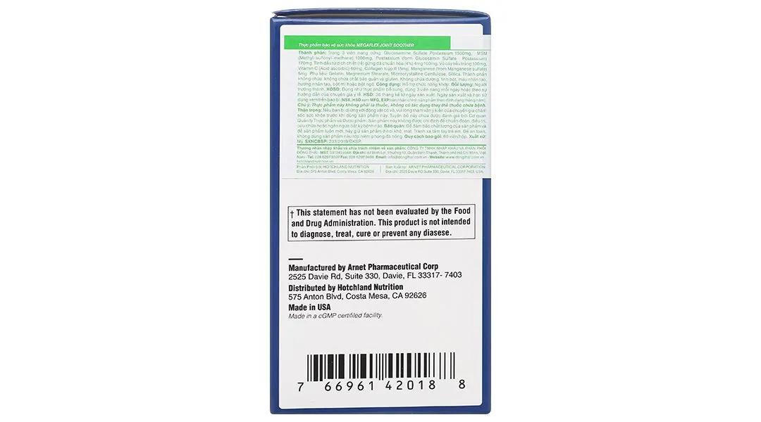 Thực phẩm bảo vệ sức khỏe Megaflex Joint Soother 4