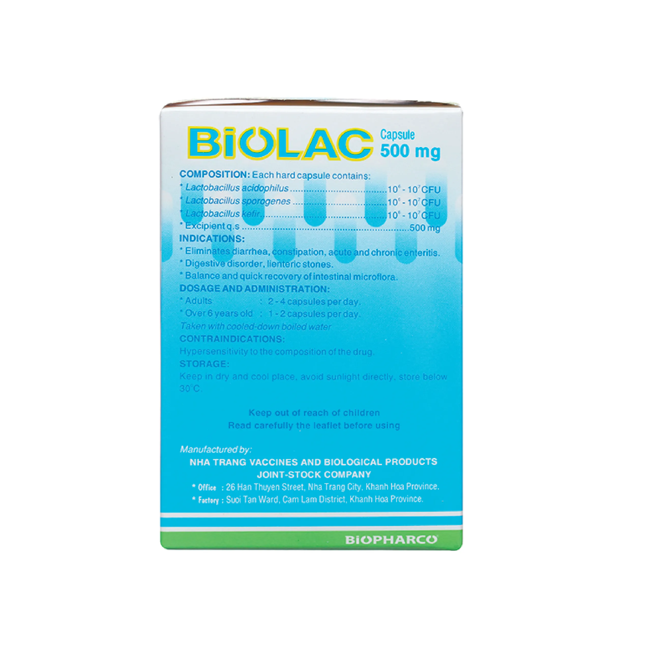 Thực phẩm bảo vệ sức khỏe MenBiolac 4