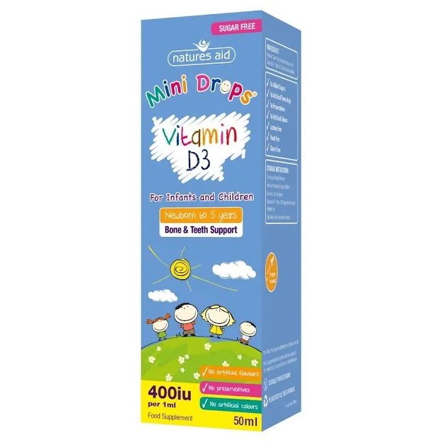 Thực phẩm bảo vệ sức khỏe Mini Drops Vitamin D3 (50ml) 2