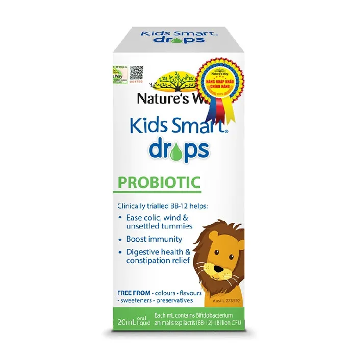 Thực phẩm bảo vệ sức khỏe Nature's Way Kids Smart Probiotic Drops (20ml) 2