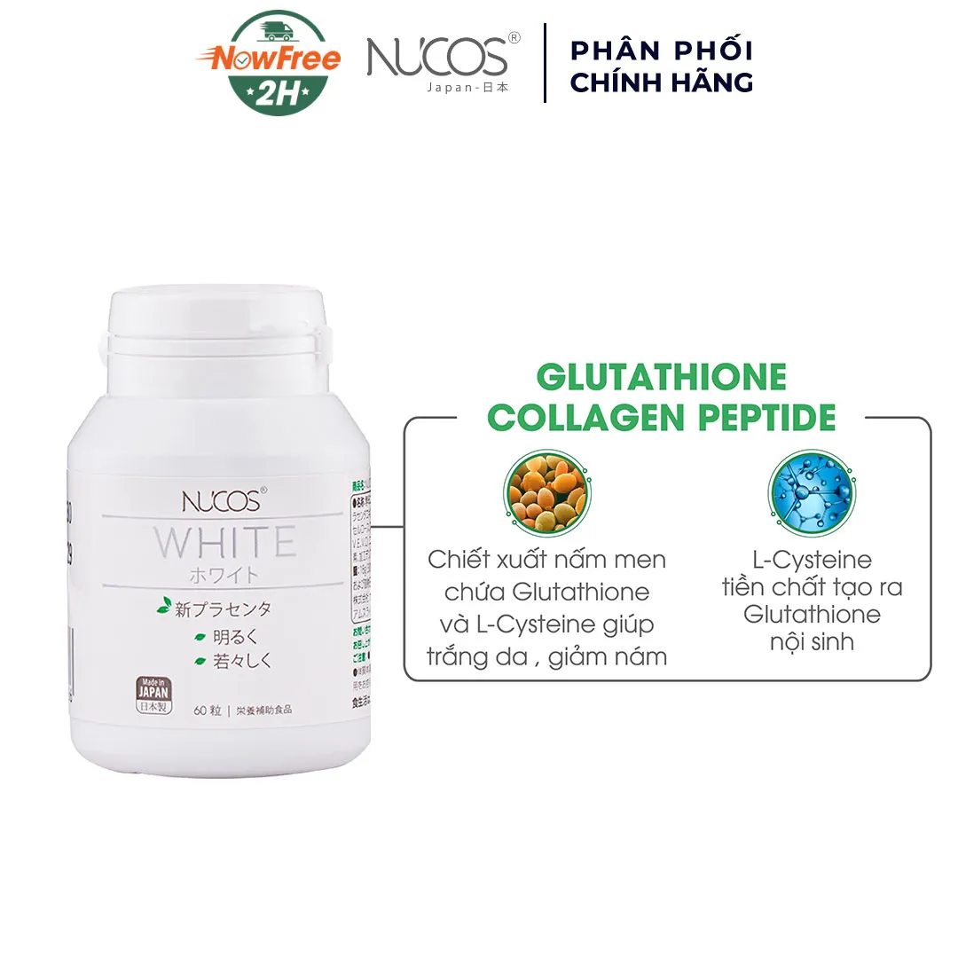 Nước uống Collagen trắng da Nucos Super White 7