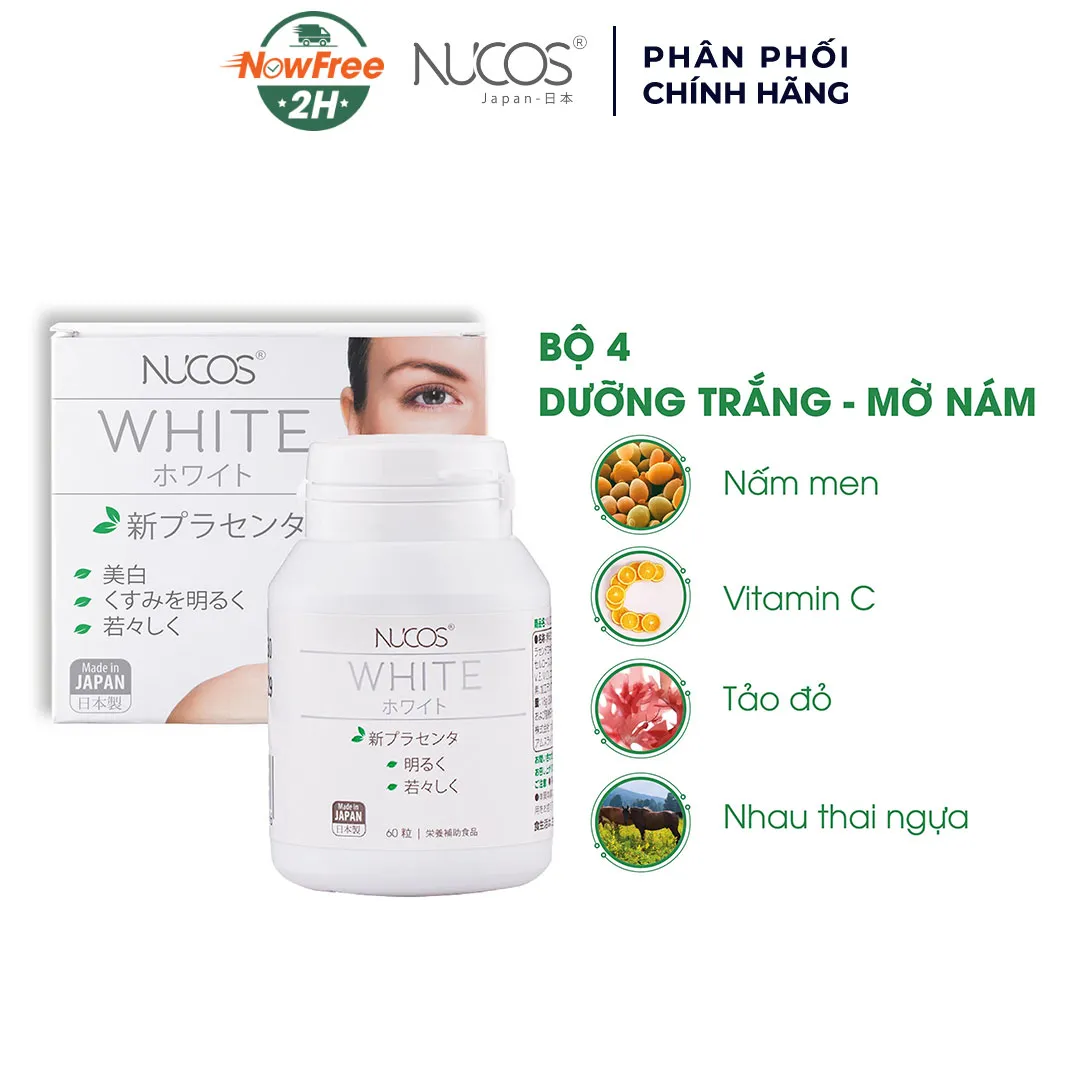 Nước uống Collagen trắng da Nucos Super White 8