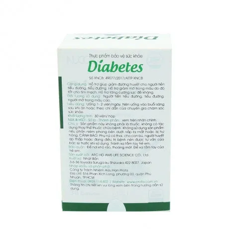 Thực Phẩm Bảo Vệ Sức Khỏe Nucos Diabetes (30 viên) 4