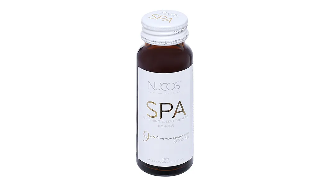 Nước Uống Nucos Spa 10.000 Hạn Chế Lão Hóa, Làm Đẹp Da (Hộp 10 Chai X 50ml) 2