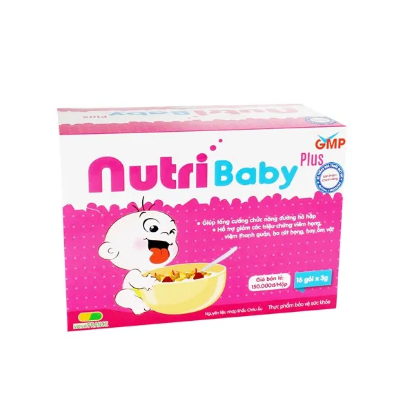 Thực phẩm bảo vệ sức khỏe Nutri Baby Plus (16 gói x 3g) 2