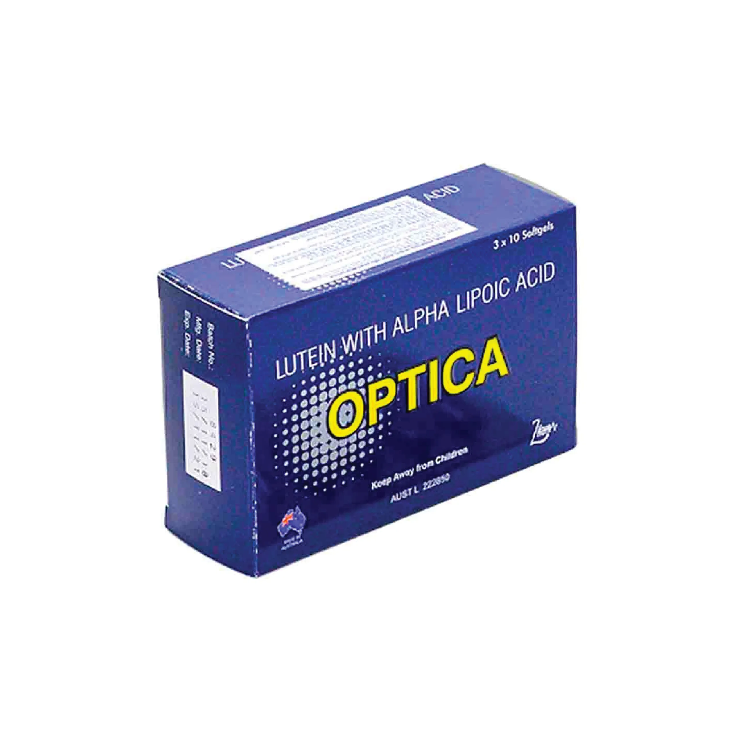 Thực phẩm bảo vệ sức khỏe Optica (3 vỉ x 10 viên) 2