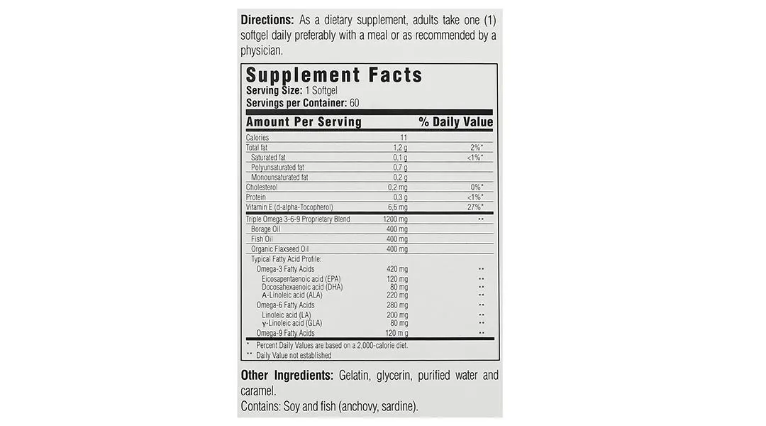 Thực phẩm bảo vệ sức khỏe Optimum Omega 3 6 9 7