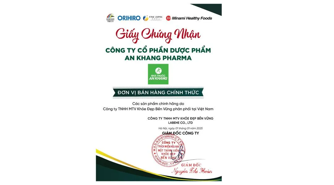 Thực phẩm bảo vệ sức khỏe Orihiro Vivacity lọ 180 viên 9