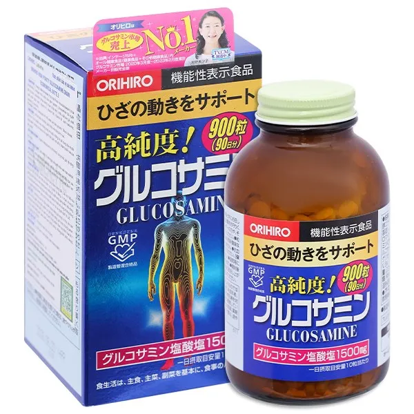 Thực phẩm bảo vệ sức khỏe Orihiro High Purity Glucosamine Grain Economical Bottle
