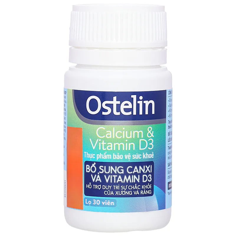 VIÊN UỐNG OSTELIN CALCIUM & VITAMIN D3 SANOFI 275V 3