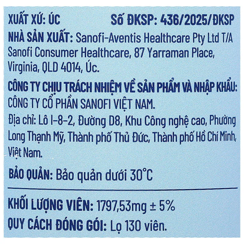 VIÊN UỐNG OSTELIN CALCIUM & VITAMIN D3 SANOFI 275V 14