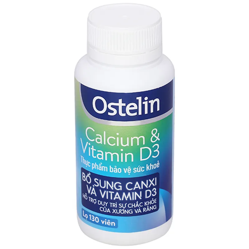 VIÊN UỐNG OSTELIN CALCIUM & VITAMIN D3 SANOFI 275V 9