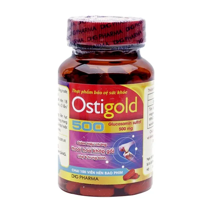 Viên nén Ostigold 500 DHG bổ khớp bổ sung chất nhầy dịch khớp, hỗ trợ làm trơn khớp (100 viên) 2