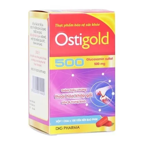 Viên nén Ostigold 500 DHG bổ khớp bổ sung chất nhầy dịch khớp, hỗ trợ làm trơn khớp (100 viên) 5
