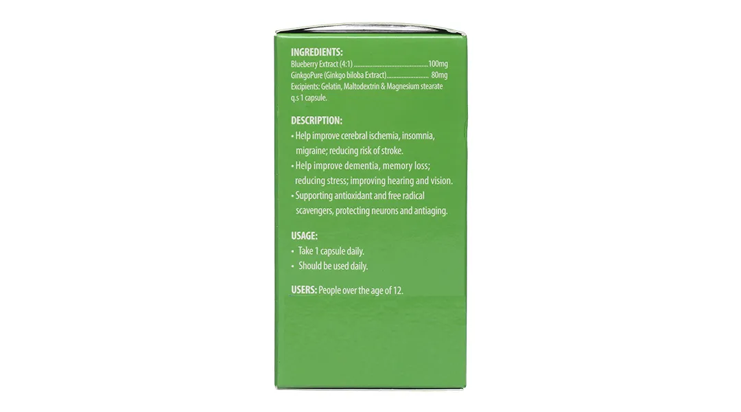 VIÊN UỐNG GIÚP CẢI THIỆN TÌNH TRẠNG THIẾU MÁU NÃO OTIV ECOGREEN 60V 9