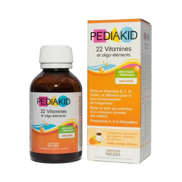 SIRO GIÚP BỔ SUNG VITAMIN VÀ KHOÁNG CHẤT PEDIAKID 22 VITAMINES 125ML