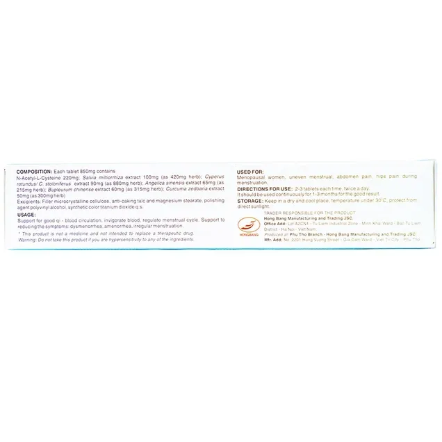 Thực phẩm bảo vệ sức khỏe Phụ Lạc Cao EX (30 viên) 2