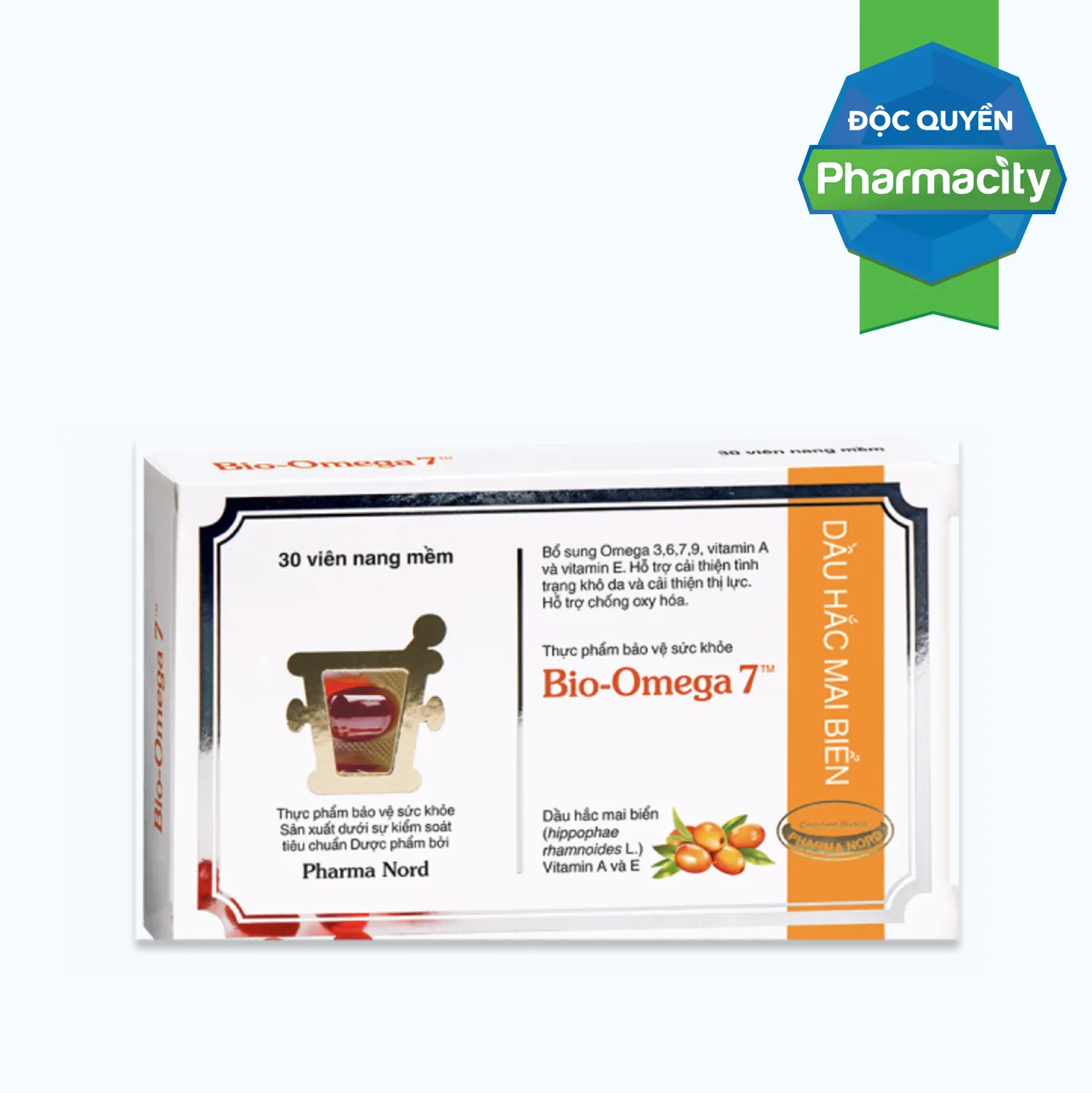 Thực phẩm bảo vệ sức khỏe Pharma Nord Bio-Omega 7™ (Hộp 30 Viên)