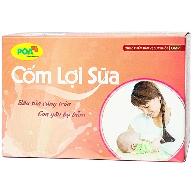 Thực phẩm bảo vệ sức khỏe PQA Cốm Lợi Sữa (25 gói) 2