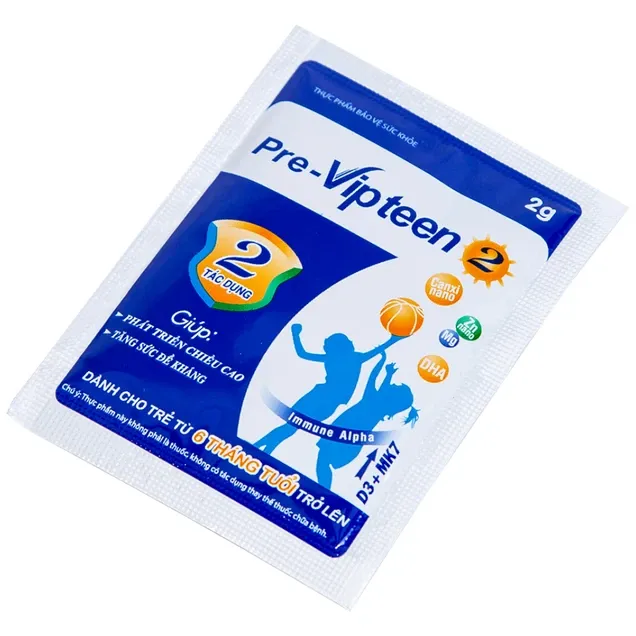 Thực phẩm bảo vệ sức khỏe Pre-Vipteen 2 (20 gói x 2g) 2