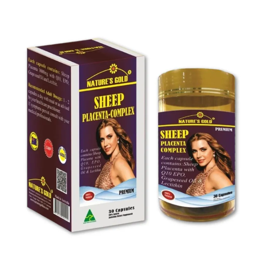 Thực phẩm bảo vệ sức khỏe Premium Sheep Placenta Complex (100 viên)
