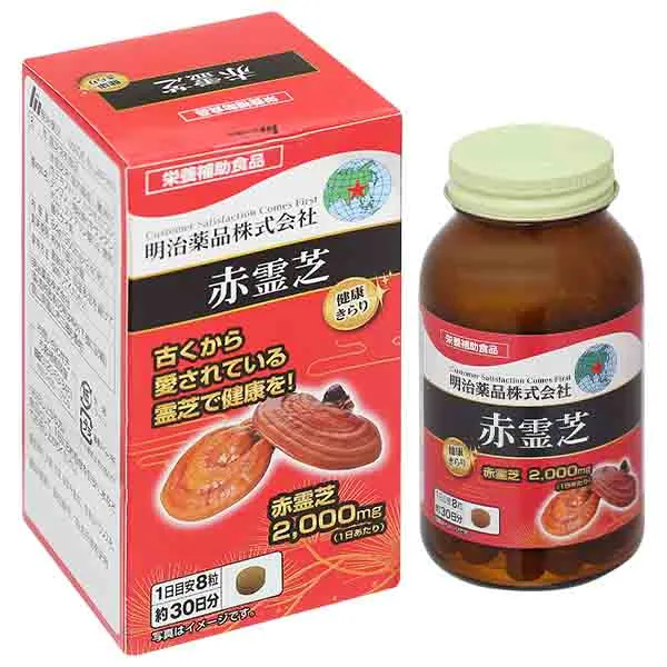 Thực phẩm bảo vệ sức khỏe Red Reishi Mushroom (Ganoderma Lucidum) hộp 240 viên