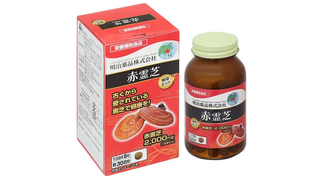 Thực phẩm bảo vệ sức khỏe Red Reishi Mushroom (Ganoderma Lucidum) hộp 240 viên 2