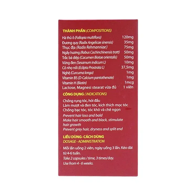 Thực phẩm bảo vệ sức khỏe Rosabela Hair Tonic (100 viên) 3