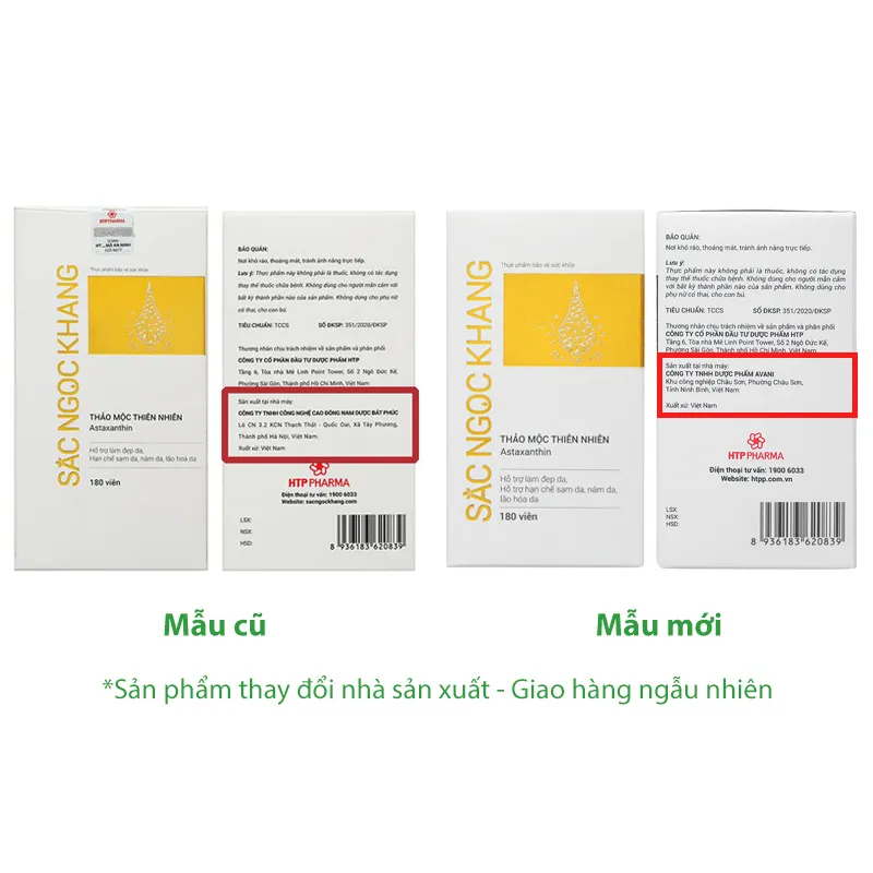 Combo 4 hộp Sắc Ngọc Khang hộp 180 viên 26