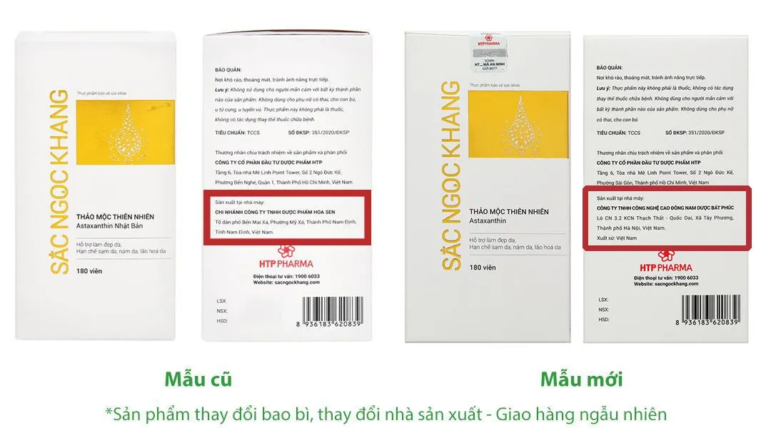 Combo 4 hộp Sắc Ngọc Khang hộp 180 viên 35