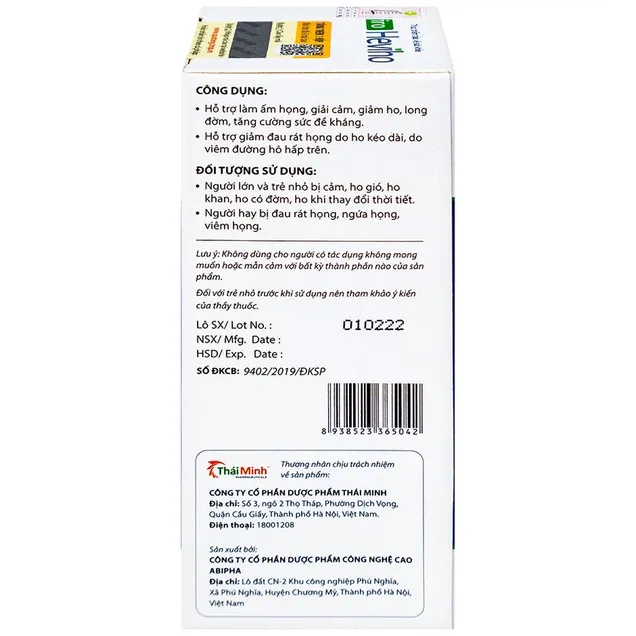 Thực phẩm bảo vệ sức khỏe siro Heviho (100ml) 9