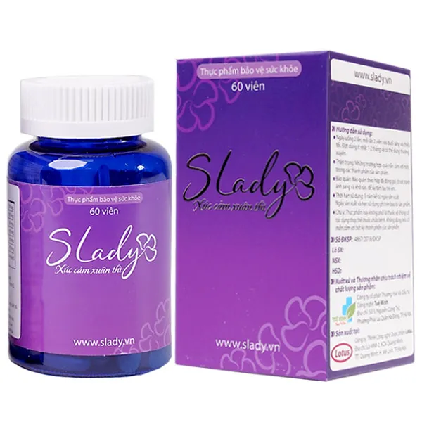 Thực phẩm bảo vệ sức khỏe Slady hỗ trợ điều hoà kinh nguyệt (60 viên)