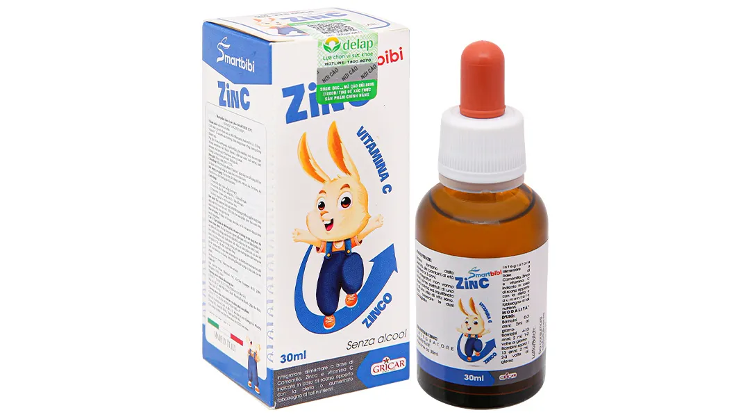 SIRO HỖ TRỢ CẢI THIỆN BIẾNG ĂN SMARTBIBI ZINC 30ML 2