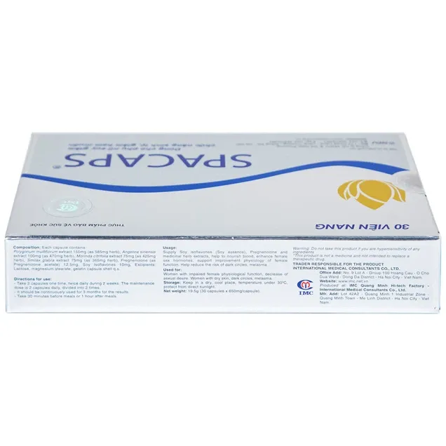 Viên uống NPJ Spacaps (Hộp 30 viên) hỗ trợ sinh lý nữ, tăng nội tiết 4