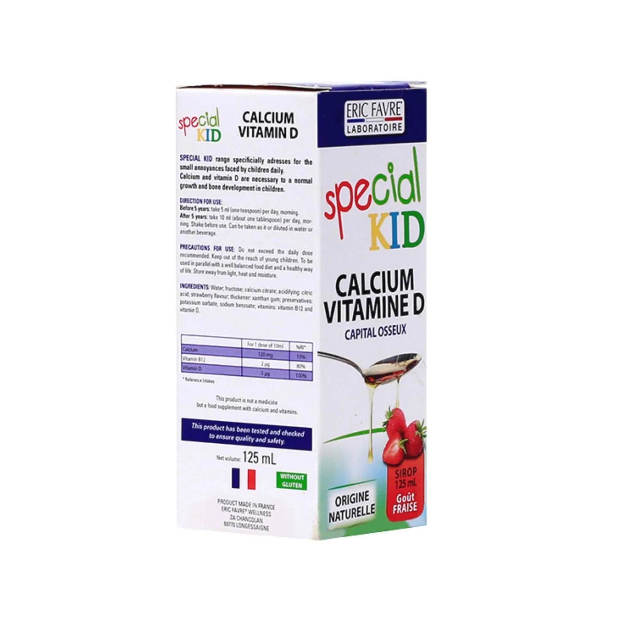 Thực phẩm bảo vệ sức khỏe Special Kid Calcium Vitamine D (125ml) 3