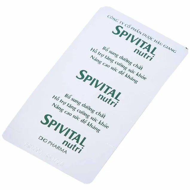 Thực phẩm bảo vệ sức khỏe Spivital Nutri (100 viên) 3