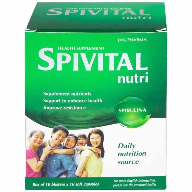 Thực phẩm bảo vệ sức khỏe Spivital Nutri (100 viên) 6