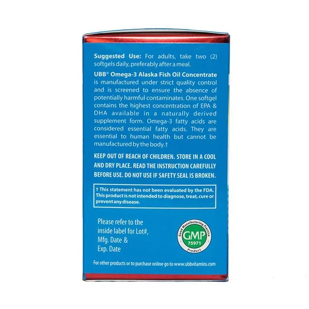 Thực phẩm bảo vệ sức khỏe UBB® Omega-3 (100 viên) 4