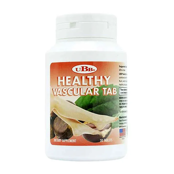 Thực phẩm bảo vệ sức khỏe UBB® Healthy Vascular Tab (30 viên) 2