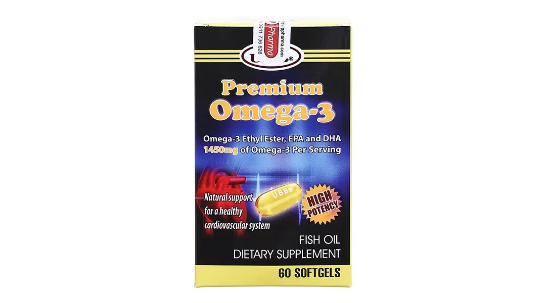 Thực phẩm bảo vệ sức khỏe UBB® Premium Omega 3 (60 Viên) 4