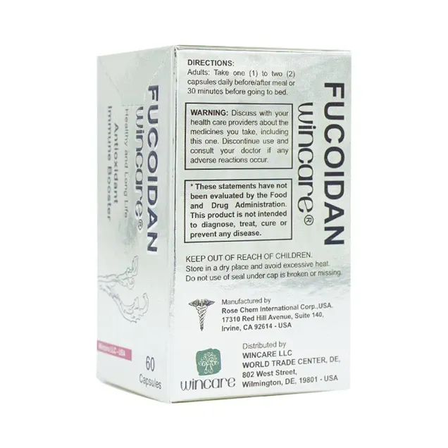 Thực phẩm bảo vệ sức khỏe viên nang Fucoidan Wincare (60 viên) 4