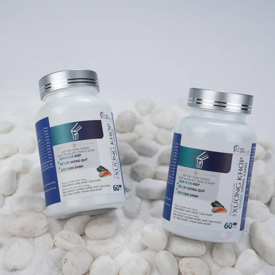 Thực phẩm bảo vệ sức khỏe Viên xương khớp Cuộc Sống Xanh (Hộp 60 viên) 2