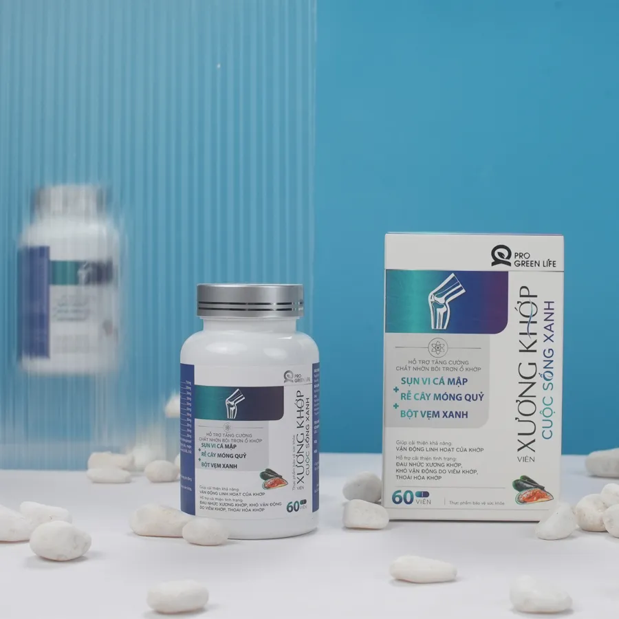 Thực phẩm bảo vệ sức khỏe Viên xương khớp Cuộc Sống Xanh (Hộp 60 viên) 3