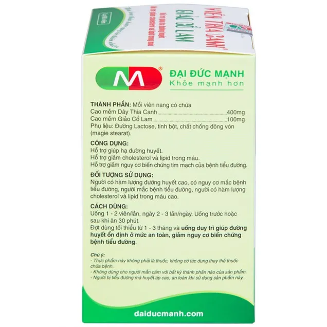 Thực phẩm bảo vệ sức khỏe Viên Thìa Canh Giảo Cổ Lam (60 viên) 5