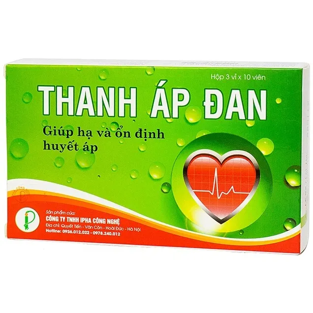 Thực phẩm bảo vệ sức khỏe viên nén Thanh Áp Đan (30 Viên)