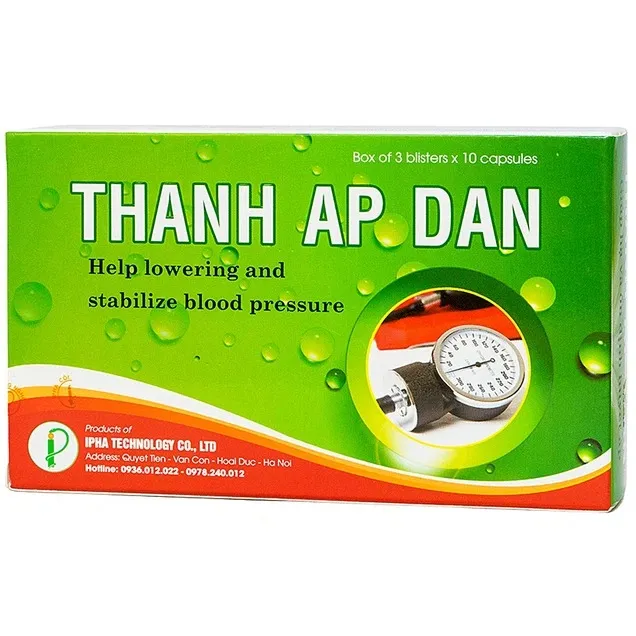 Thực phẩm bảo vệ sức khỏe viên nén Thanh Áp Đan (30 Viên) 2