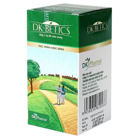 Thực phẩm bảo vệ sức khỏe viên nang DK-Betics (60 viên) 3
