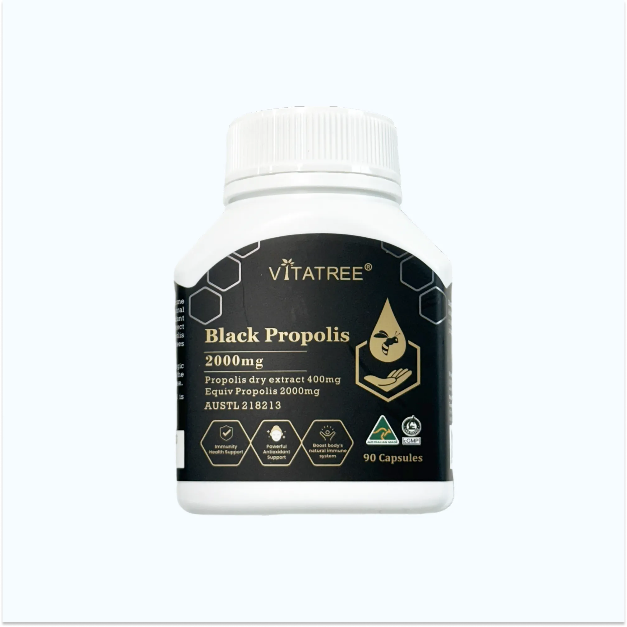 Thực phẩm bảo vệ sức khỏe Vitatree Black Propolis 2000mg 2