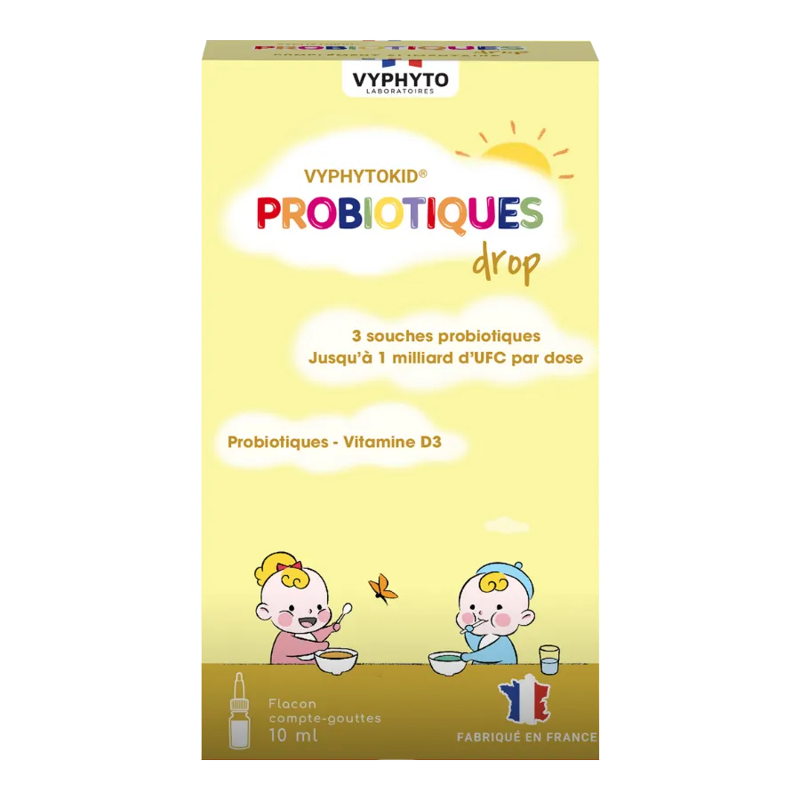 Thực phẩm bảo vệ sức khỏe Vyphytokid Probiotiques drop (10ml)